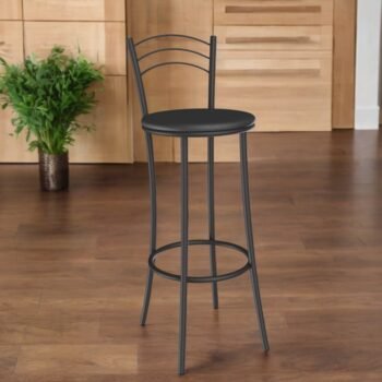 Banqueta Petra 1B700 Preto Fosco - KAPPESBERG