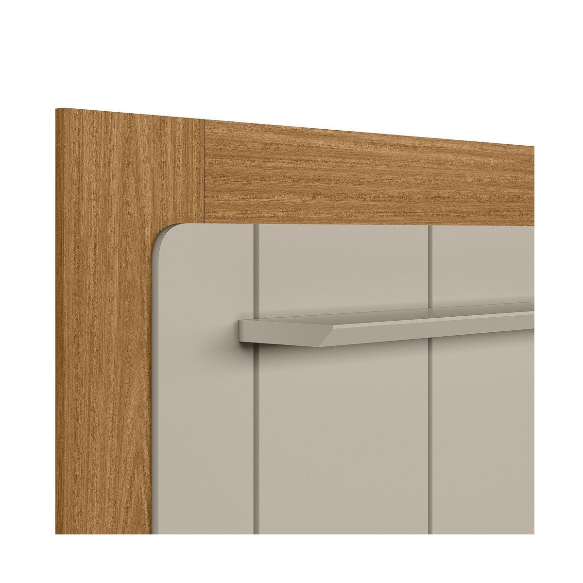 Painel Home até 65" Lugano Nature/Off White - LINEA BRASIL - Imagem 8