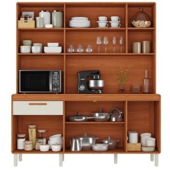 Alternative view of Kit Cozinha Dunas 1,80 m Cinamomo/Off White - ITATIAIA
