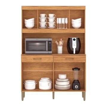 Alternative view of Kit Cozinha Laura K120 1,20 m Cinamomo/Off White - FELLICCI