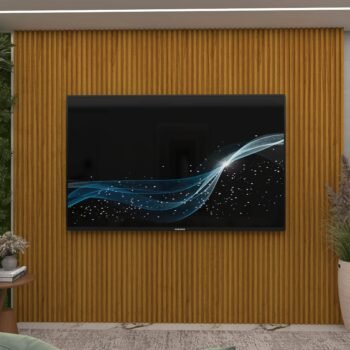 Alternative view of Painel até 85" Supremo Ripado 218 Naturale - GELIUS