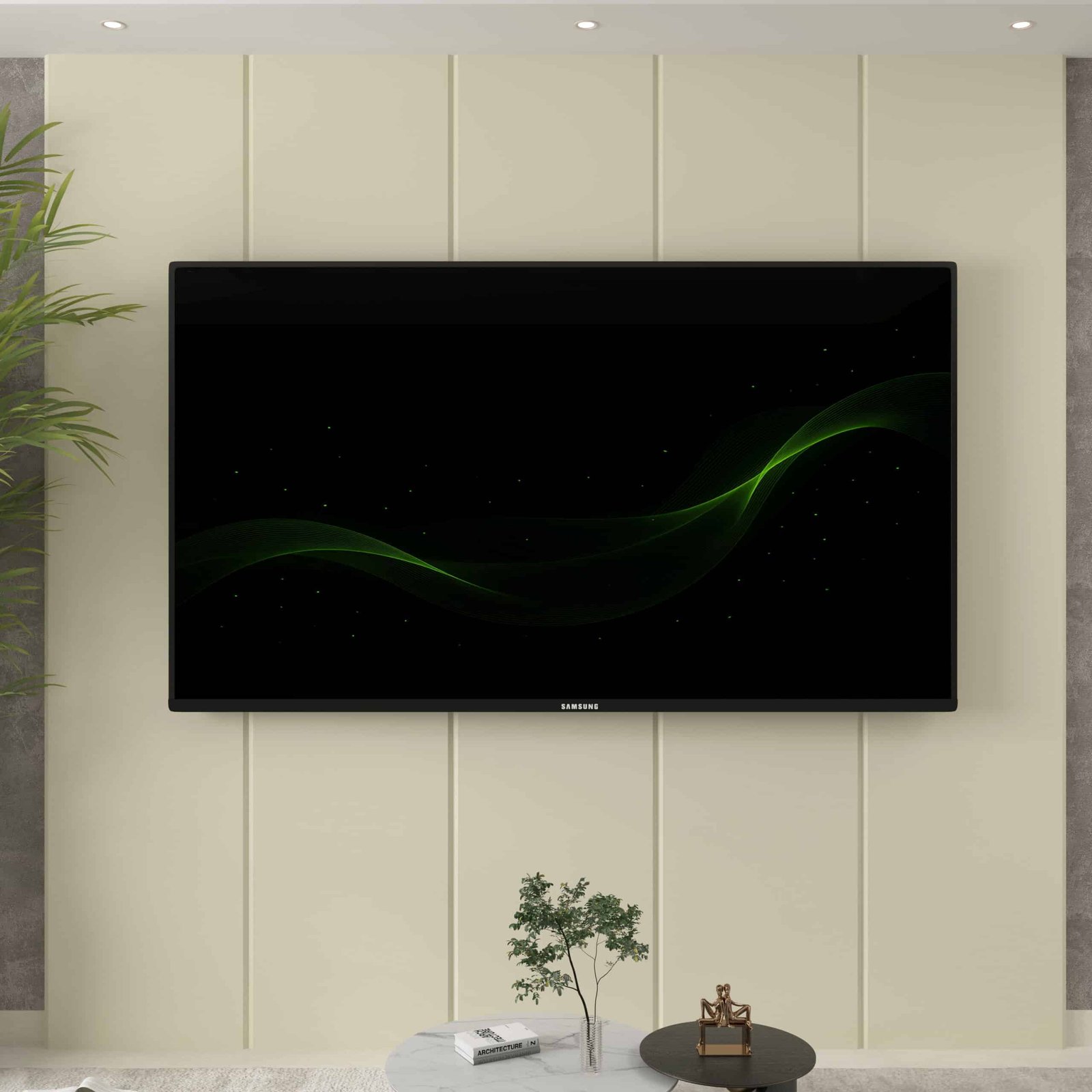 Painel até 85" Realce 2,225 m Off White - GELIUS - Imagem 2