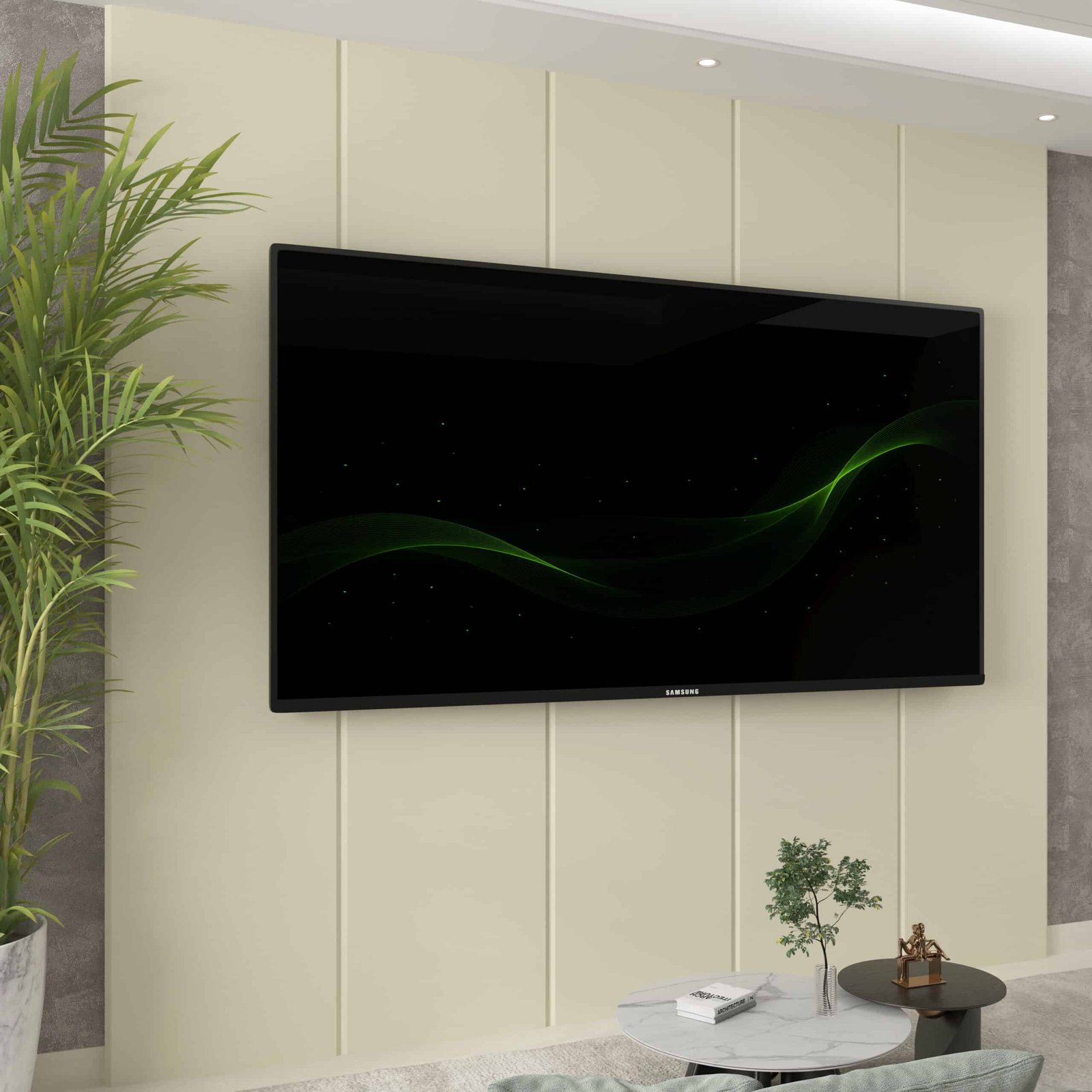 Painel até 85" Realce 2,225 m Off White - GELIUS - Imagem 3