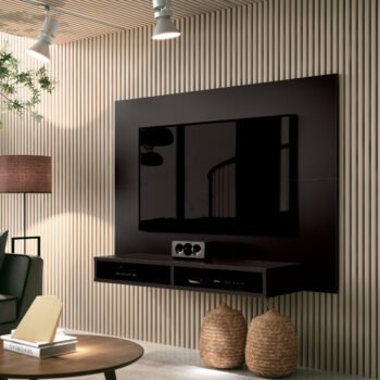 Painel até 43" Fox New Preto - EDN MÓVEIS