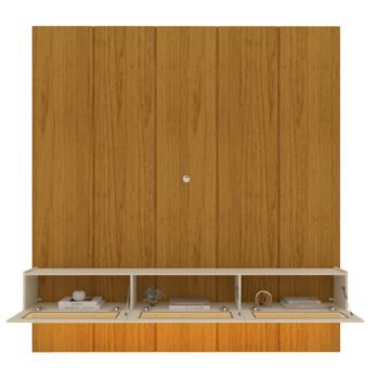 Alternative view of Home Suspenso até 85" Realce 2,225 m Naturale com Nicho Native Off White - GELIUS