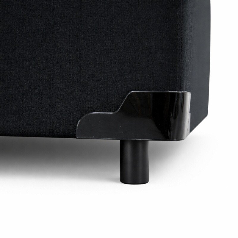 Colchão Casal Airtech 150 Ortopillow Ortopédico D45 Ortobom + Box Baú Casal Prime Confort Sued Preto Blindado Issacar - 138x188x73 | Suporta até 240kg - Imagem 10