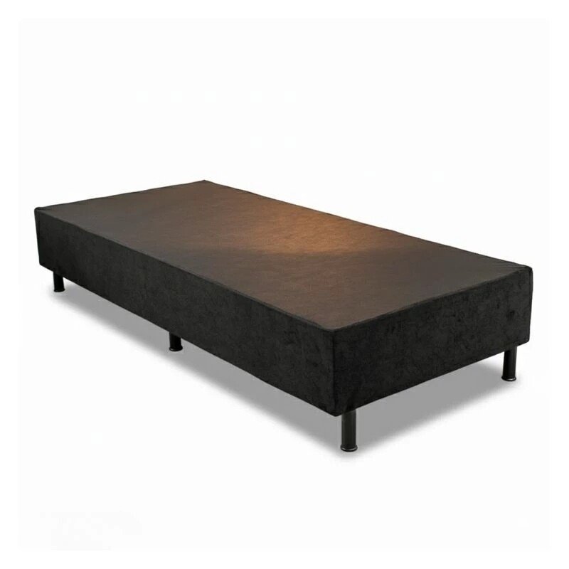 Colchão Solteiro Confort Premium Ortopédico Inovaflex + Box Solteiro Sued Preto Ortobel - 88x188x55 | Suporta até 120kg - Imagem 12