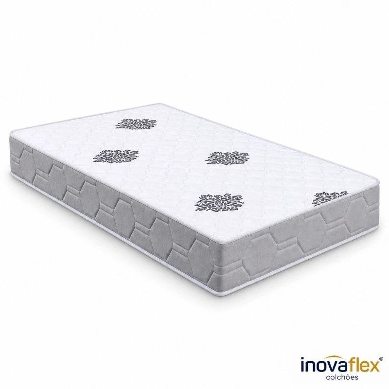 Colchão Solteiro Confort Premium Ortopédico Inovaflex + Box Solteiro Sued Preto Ortobel - 88x188x55 | Suporta até 120kg - Imagem 10