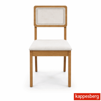 Alternative view of Caixa C/ 2 Cadeiras Gardeni Canela MDF - Kappesberg