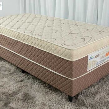 Cama Box Solteiro Rondoconfort Ortopédico D33 Selada - Rondomóveis