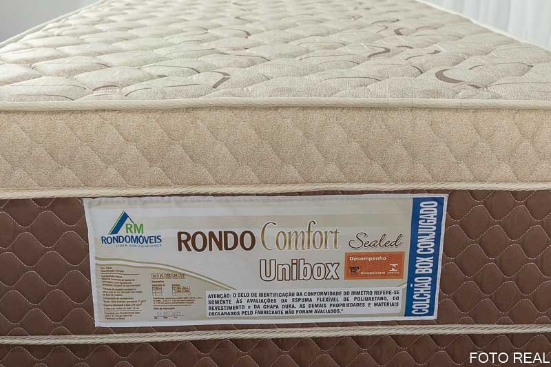 Cama Box Solteiro Rondoconfort Ortopédico D33 Selada - Rondomóveis - Imagem 2