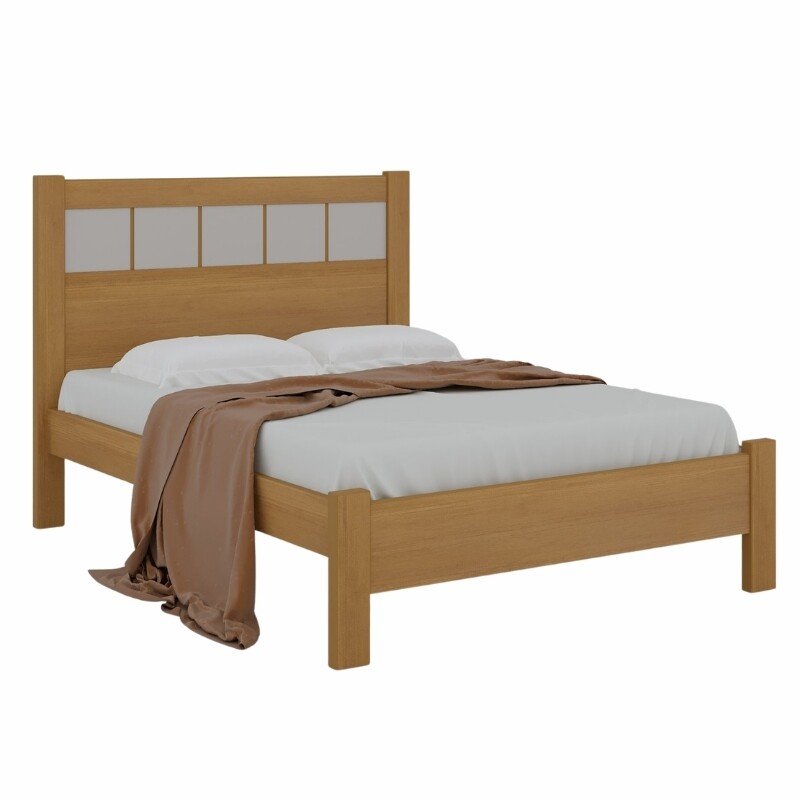 Cama Casal Primícia Cinamomo/Off Larg. 1.53m - D Doro - Imagem 5