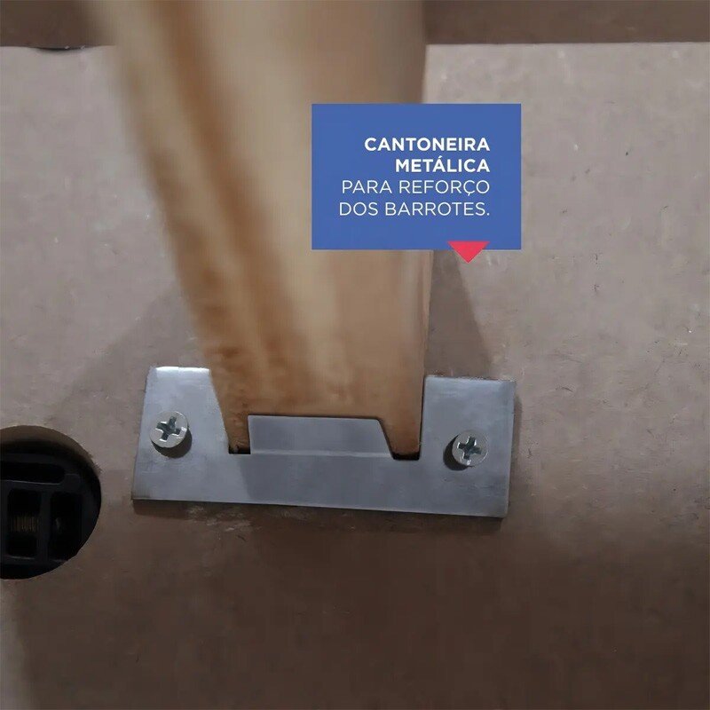 Cama Casal Primícia Plus Cinamomo Larg. 1.53m - D Doro - Imagem 7