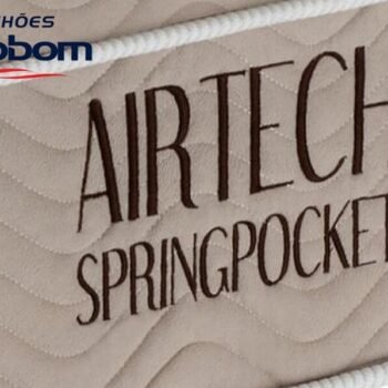 Alternative view of Colchão Queen Airtech Springpocket 158x198x25 Ortobom | Suporta até 240kg