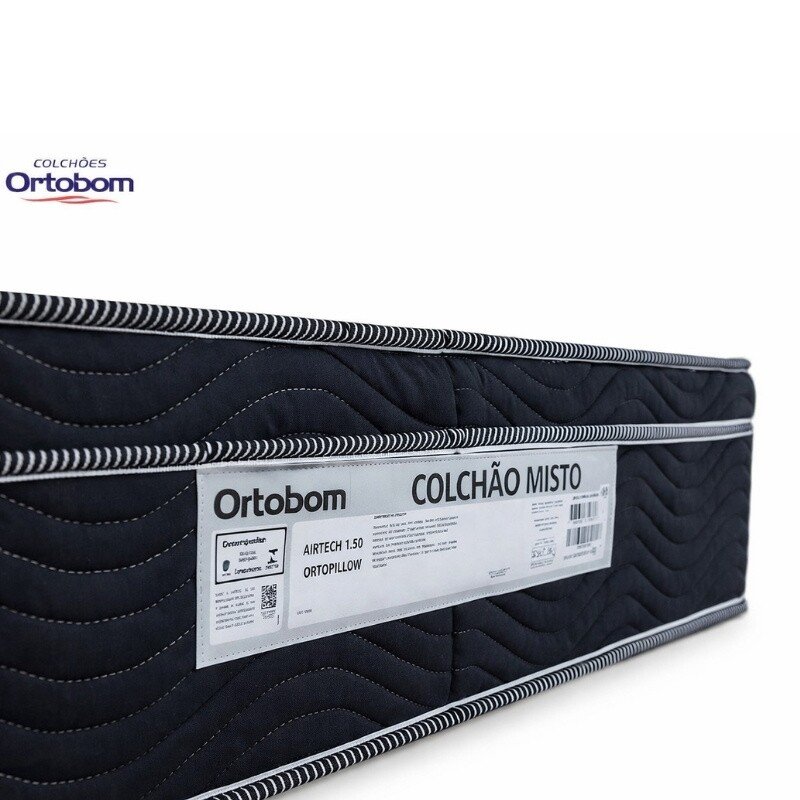 Colchão Casal Ortopédico EPS Airtech 150 Ortopillow 138x188x28 Ortobom | Suporta até 240kg - Imagem 3