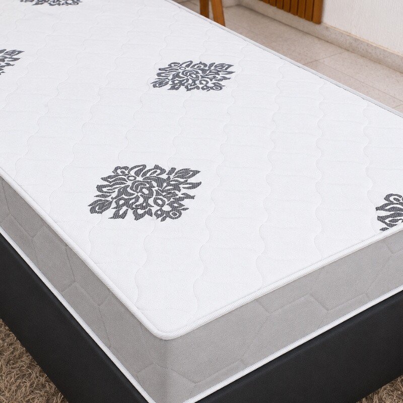 Colchão Solteiro Confort Premium Ortopédico D28 - Inovaflex + Box Solt. Korino Preto - 88x188x55 | Suporta até 120kg - Imagem 4