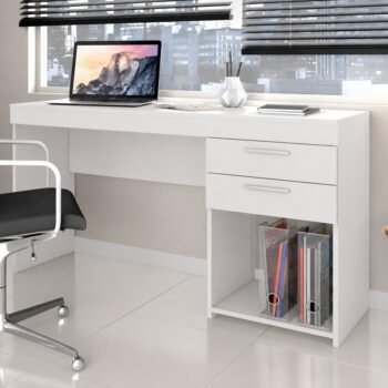 Alternative view of Mesa Office NT 51015 Branco Larg. 1.21m - Notável