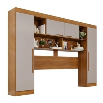 Modulado Apolo Premium Cinamomo/Off 4 Portas Larg. 2.40m - Sallêto