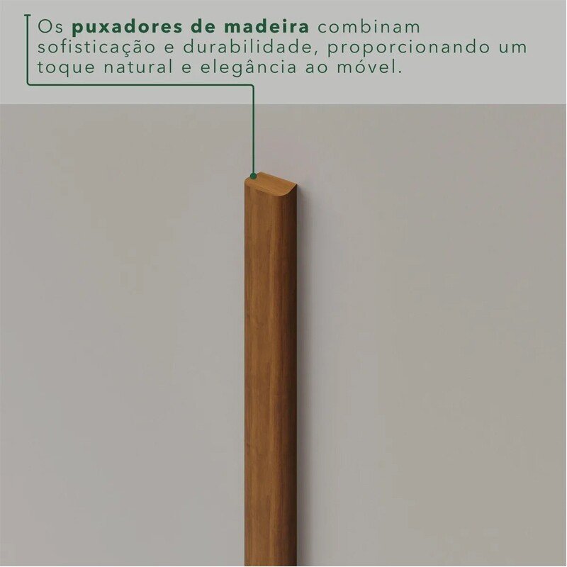 Modulado Apolo Premium Cinamomo/Off 4 Portas Larg. 2.40m - Sallêto - Imagem 5