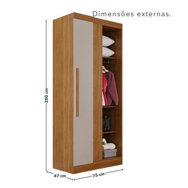 Modulado de Canto Fortaleza Cinamomo/Off Larg. 75cm - Sallêto - Imagem 3