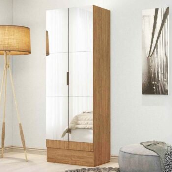 Multiuso Sapateira Maricá Premium Cinamomo 2 Portas C/Espelho Larg. 0.54m Carioca