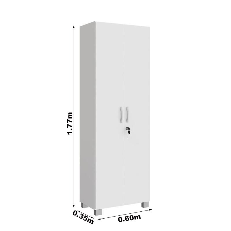 Multiuso Vegas Larg. 0.60m Branco 2 Portas C/Pés - San Marino - Imagem 4