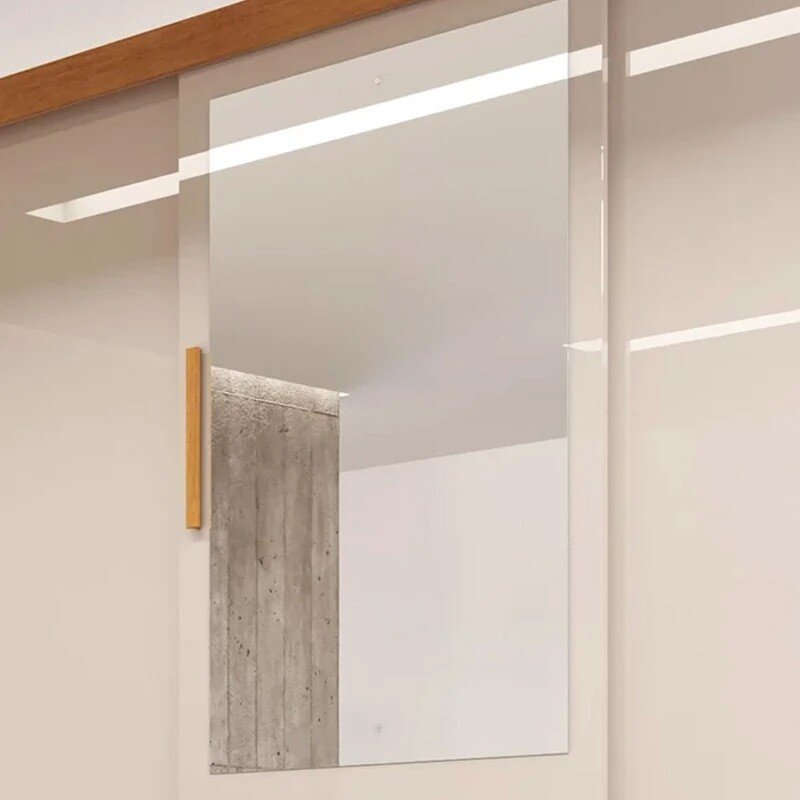 Combo - Roupeiro Casal Athenas Nature/Off 3 Portas 9 Gavetas C/ 1 Espelho e Pés 100% MDF Larg. 1.80m - Bianchi + Cama Box Casal Ortopédico Rondoconfort D33 - Rondomóveis | Suporta até 300kg - Imagem 4