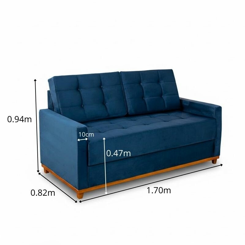 Sofá 3 lugares Vican Larg. 2.00m Linho Bege 5044 Detalhe 05 - Molas Bonnel - Imagem 9