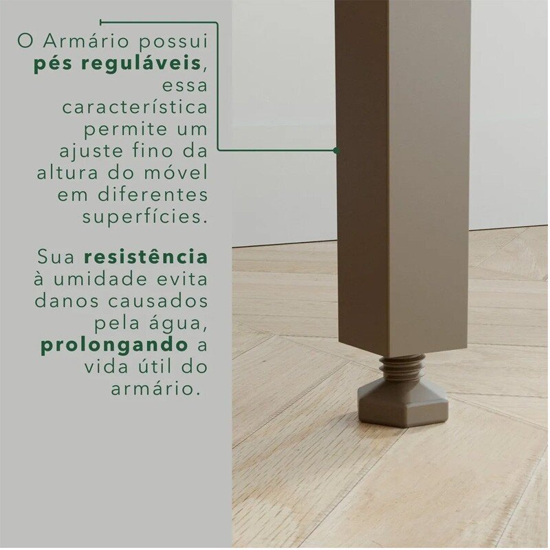 Torre Quente Cozinha Pérola Branco/Cinamomo - Sallêto - Imagem 7