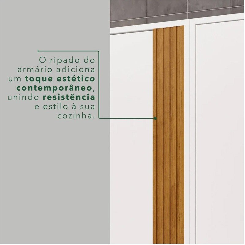 Torre Quente Cozinha Pérola Branco/Cinamomo - Sallêto - Imagem 8