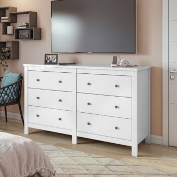 Cômoda 6 Gavetas Maggiore Branco - LOPAS