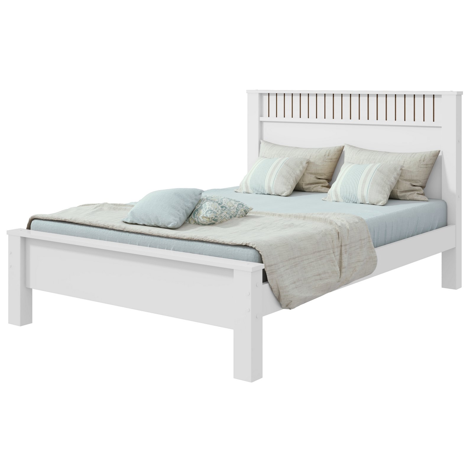 Cama Casal Athenas Branco - LOPAS - Imagem 7