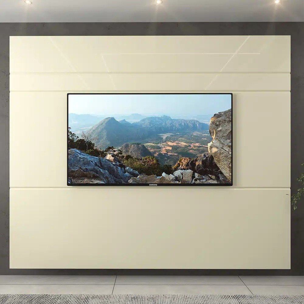 Painel até 85" Luminare 217 Off White - GELIUS - Imagem 2