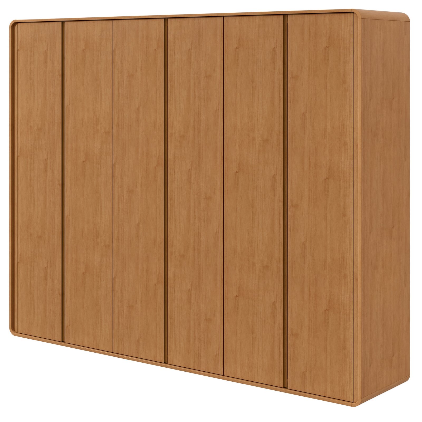 Guarda-Roupa 6 Portas Loop 2,70 m Amêndoa Clean - LOPAS - Imagem 5