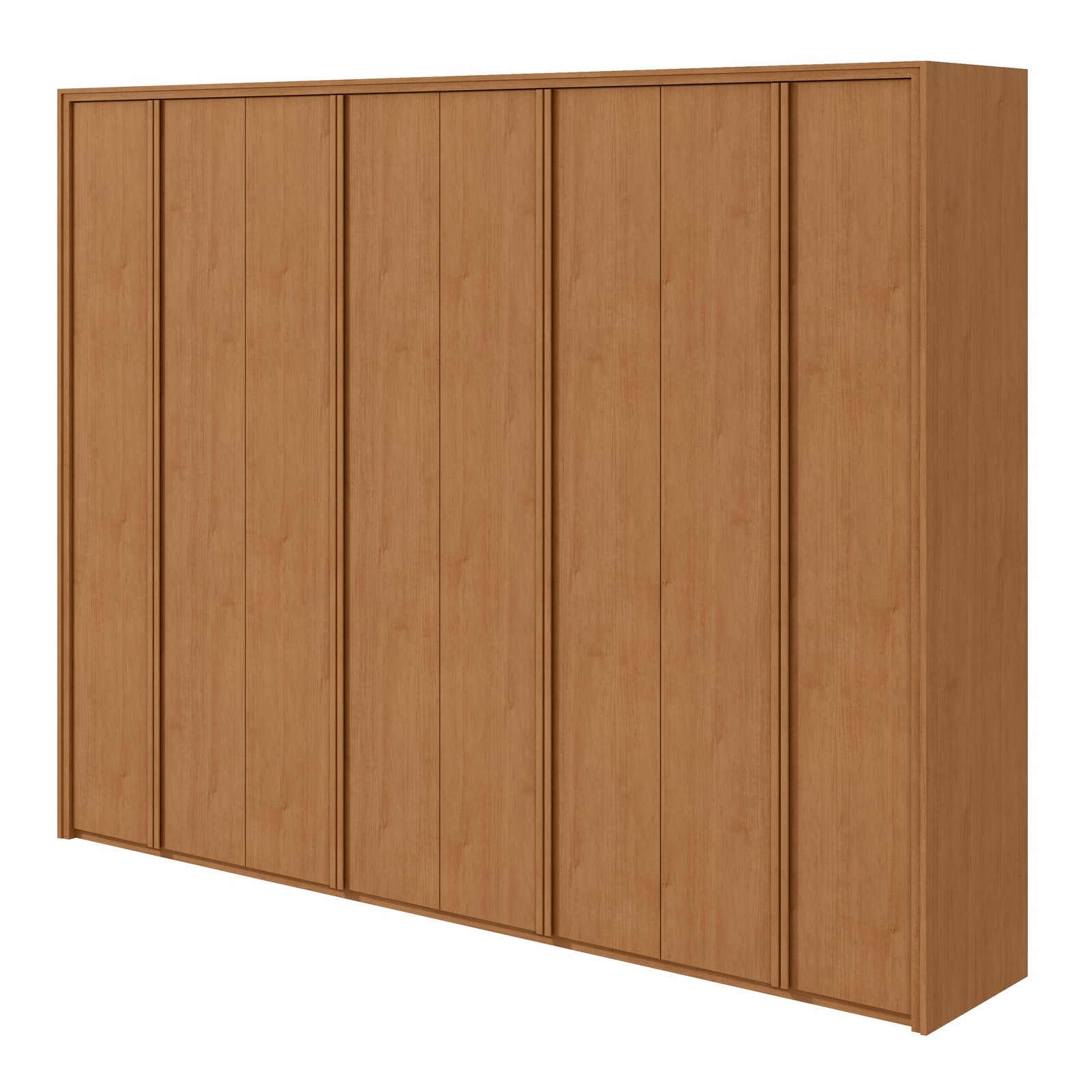 Guarda-Roupa 8 Portas Ergon 2,70 m Amêndoa Clean - LOPAS - Imagem 5