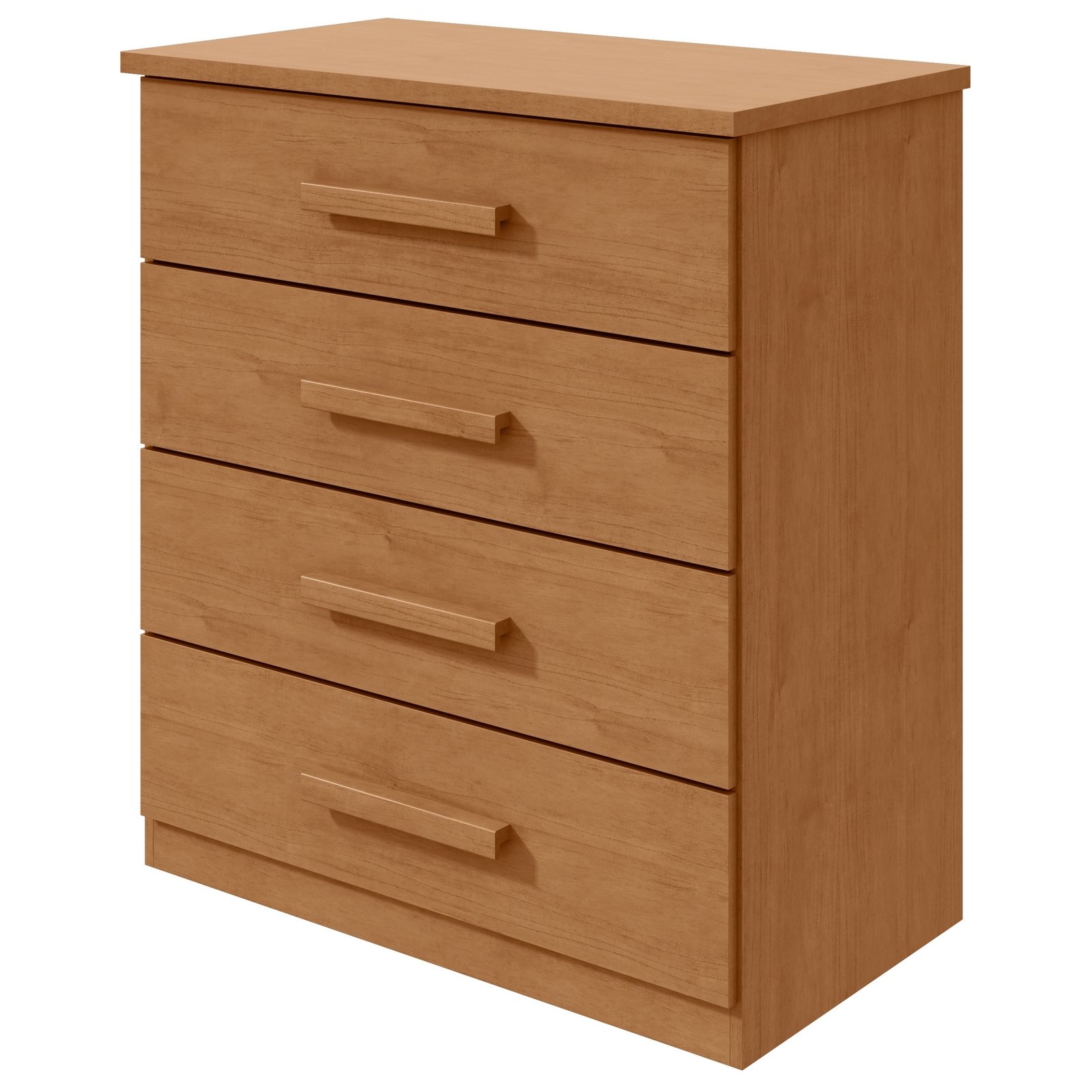 Cômoda 4 Gavetas Baião Amêndoa Clean - LOPAS - Imagem 7