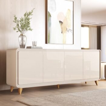 Buffet 4 Portas Liv Off White – EDN MÓVEIS