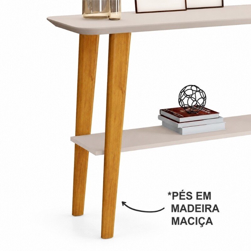 Aparador Formoso Off/Cinamomo Larg. 1.21m - JCM - Imagem 4