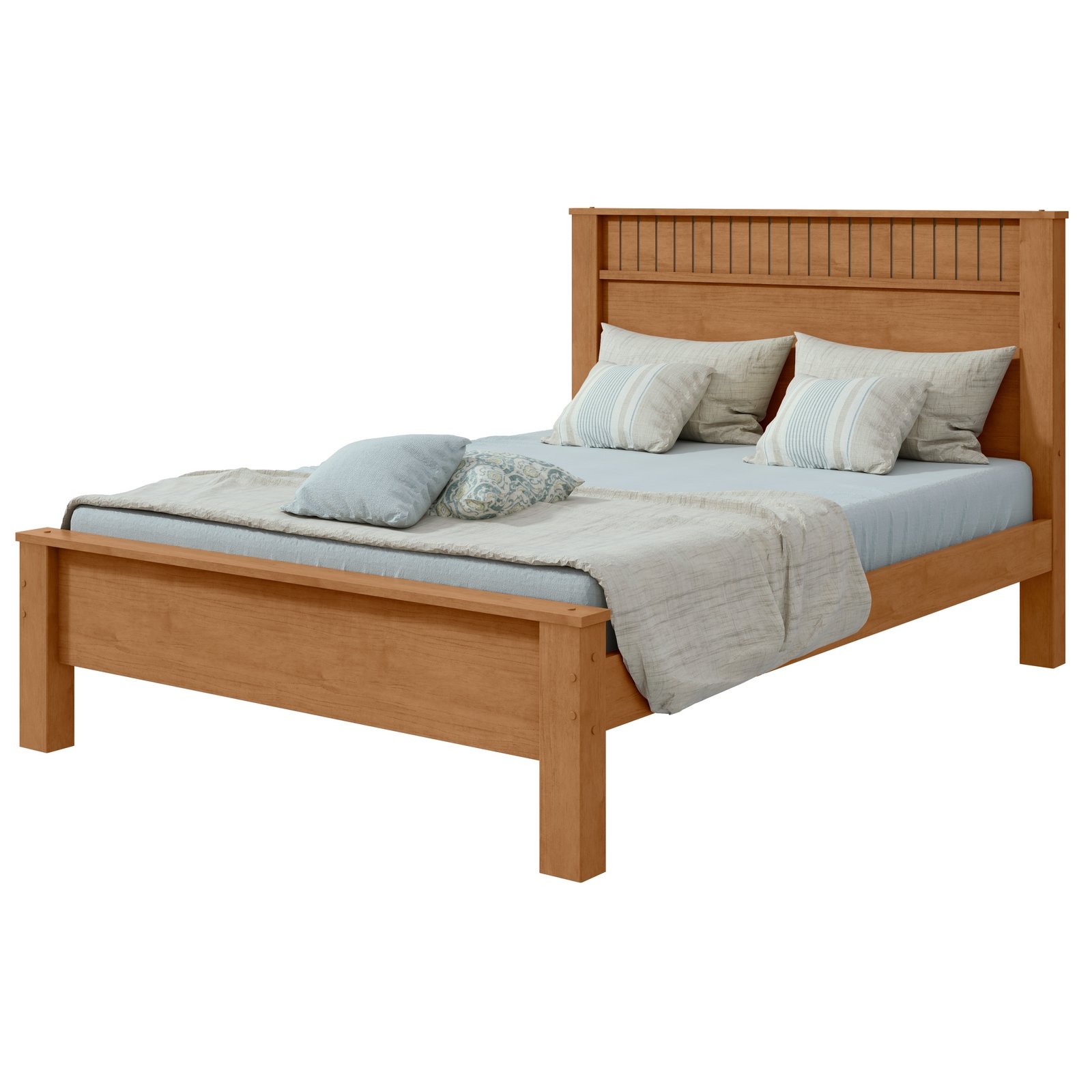 Cama Casal Athenas Amêndoa Clean/Off White/Amêndoa - LOPAS - Imagem 14