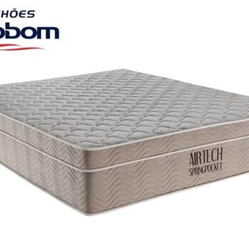 Colchão Casal Airtech Springpocket 138x188x25 Molas Ensacadas - Ortobom | Suporta até 240kg
