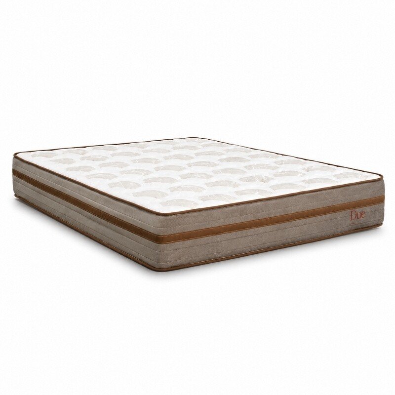 Colchão Casal Due 138x188x26 Molas Ensacadas - Viero | Suporta até 240kg