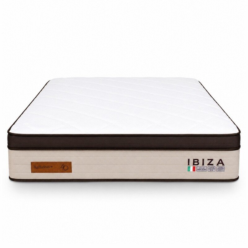 Colchão Casal Ibiza 138x188x33 Molas Ensacadas - Bianchi Colchões | Suporta até 400kg - Imagem 4