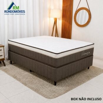 Colchão Casal Premium Plus Molas Ensacadas Pocket 138x188x30 - Rondomóveis | Suporta até 240kg