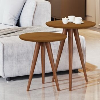 Alternative view of Conjunto Mesa de Apoio 8003 Luxo Nature JB Bechara