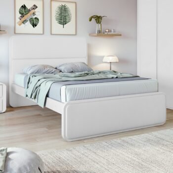 Cama Casal Loop Branco - LOPAS