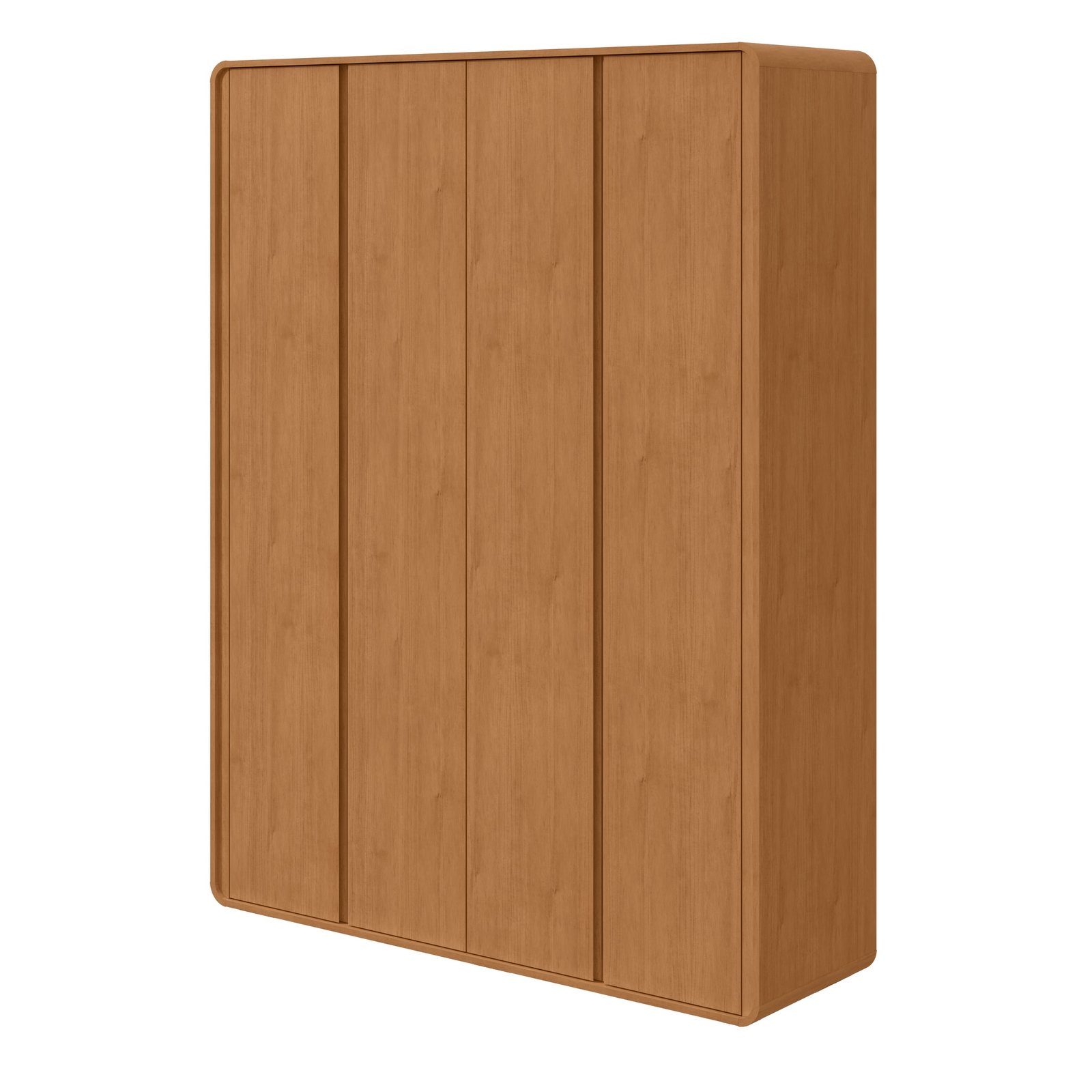 Guarda-Roupa 4 Portas Loop 1,84 m Amêndoa Clean - LOPAS - Imagem 6