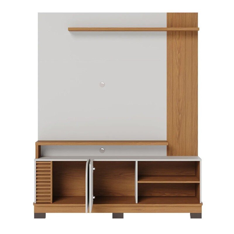 Home Jurerê Larg. 1.50m Off/Freijó para TV até 65" - Colibri - Imagem 6