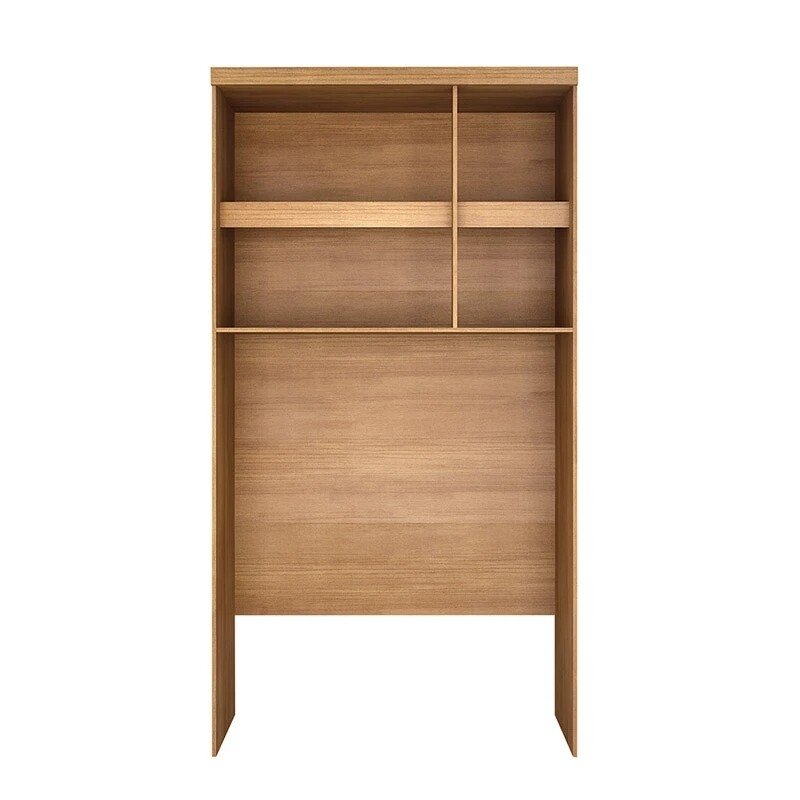 Modulado Casal Cumaru/Fendi Fosco 1 Roupeiro Rizon 4 Pts + 1 Criado Rizon + 1 Aéreo 3 portas Rizon - Novo Horizonte - Imagem 9