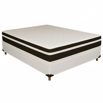 Alternative view of Colchão Casal Bio Classic D33 + Base Box Simples Corino Branco – BIOSTAR/BIOFLEX