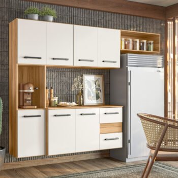 Cozinha Suspensa Juliete Freijó/Off White Cristal – NICIOLI